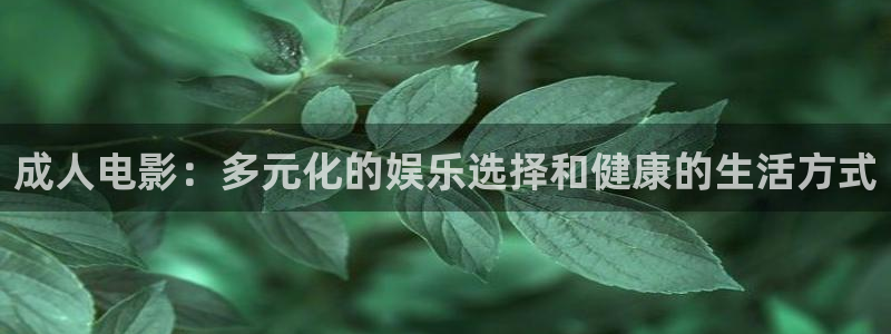 老湿影院18禁：成人电影：多元化的娱乐选择和健康的生活方式